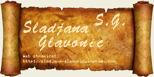 Slađana Glavonić vizit kartica